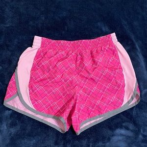 Pink athletic shorts